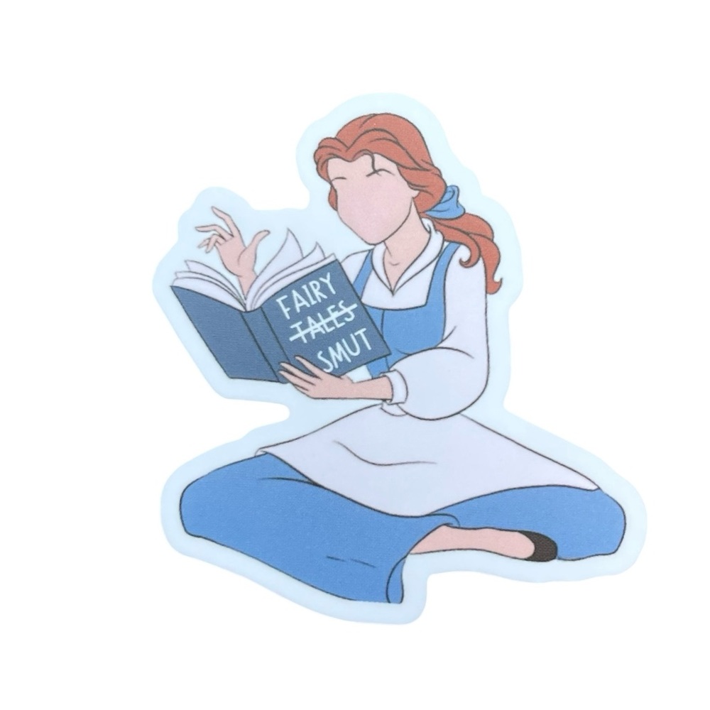 Belle Fairy Smut Cartoon Sticker Dark Romance Fantasy Book Lover